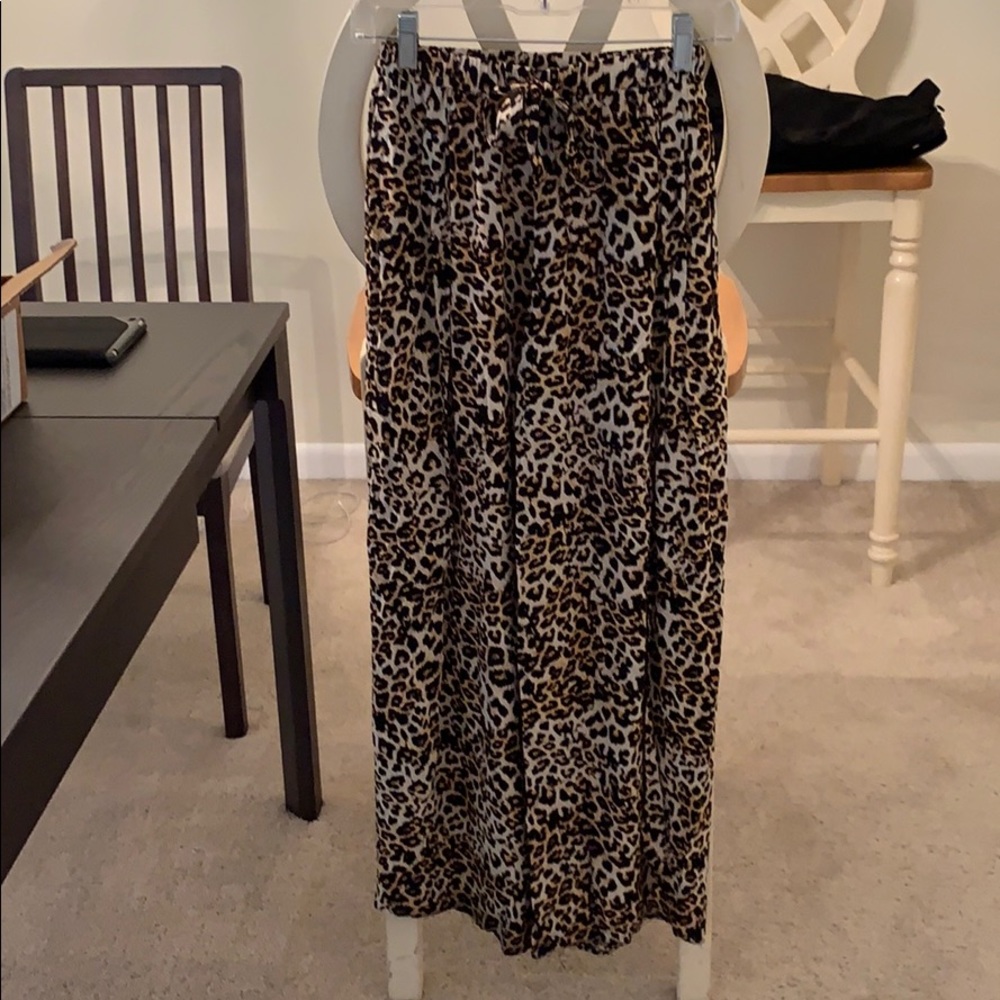 Leopard Flowy Pants